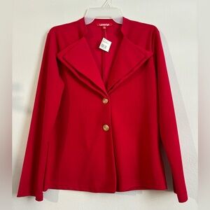 NWT!!  Women Red Blazer, size: M
